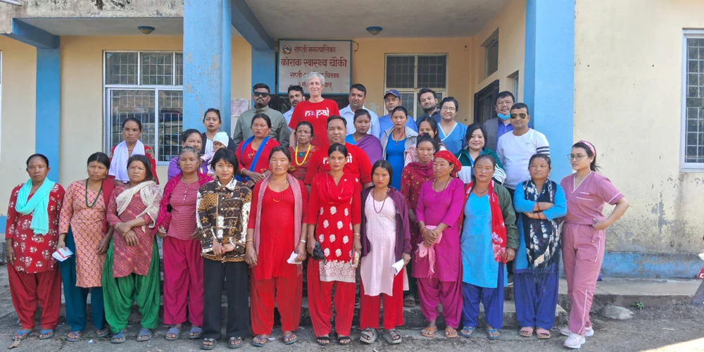 राप्ती-१० चौघराका स्थानियको निःशुल्क स्वास्थ्य परिक्षण