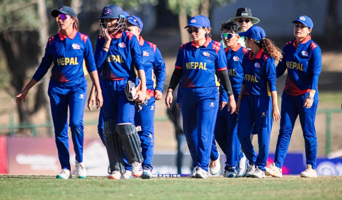 महिला विश्वकप एसिया छनोटका लागि २० खेलाडी बन्द प्रशिक्षणमा